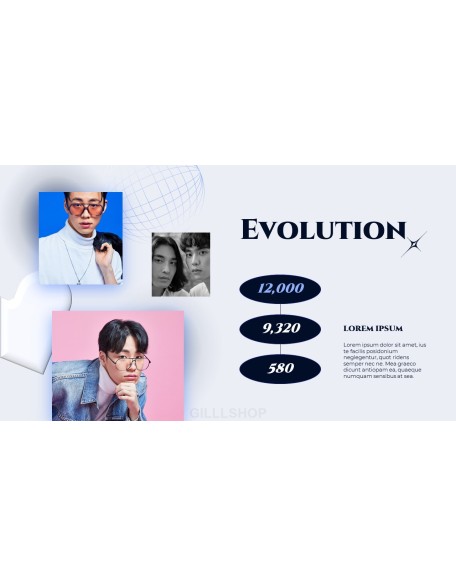 K-POP Boy Group Agency business presentation template