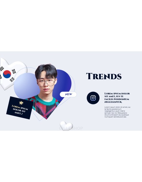 K-POP Boy Group Agency business presentation template