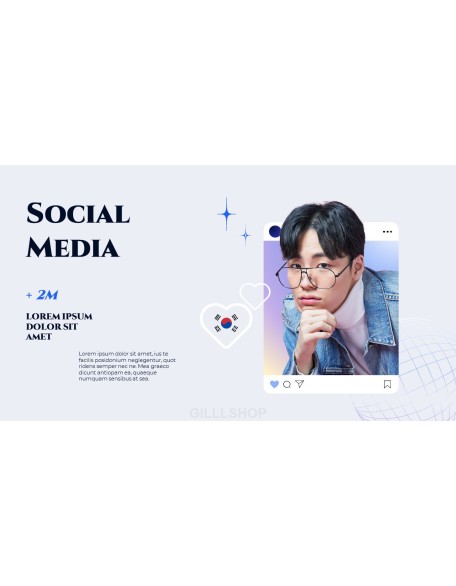 K-POP Boy Group Agency business presentation template