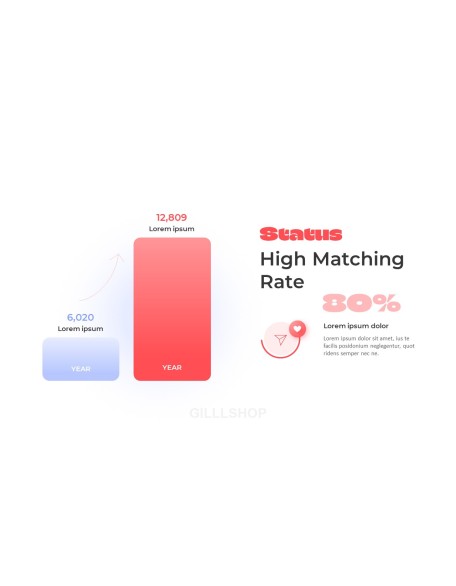 Find Your Love Dating App minimalist powerpoint template