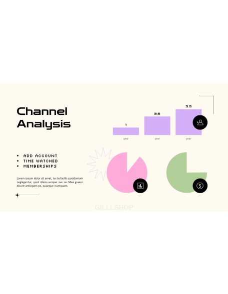 Youtube Channel Art Kit presentation slide design