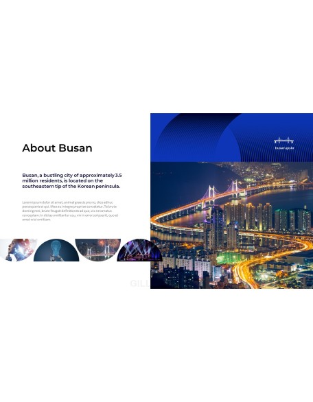 World EXPO 2030 BUSAN, KOREA Pitch Deck Startup PPT Templates