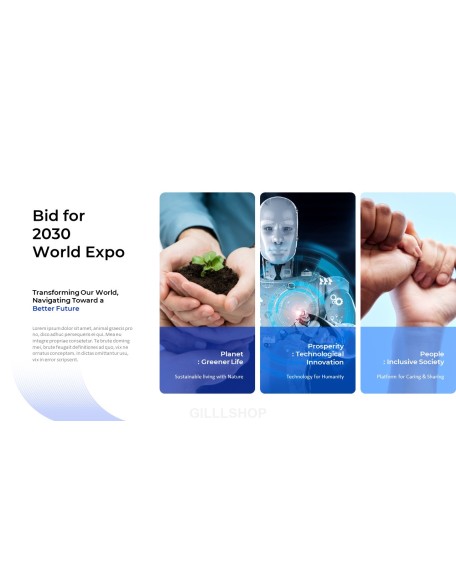 World EXPO 2030 BUSAN, KOREA Pitch Deck Startup PPT Templates