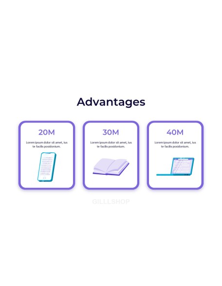 Online Library Illust Pitch Deck ppt slide templates