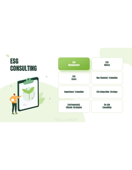 ESG Business Pitch Deck Themes for PowerPoint