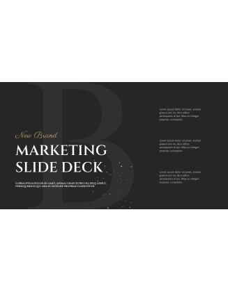 New Brand Marketing Slide Deck professional powerpoint presentation
