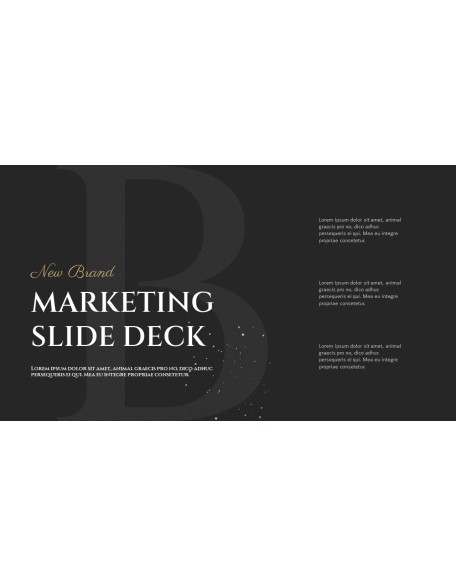 New Brand Marketing Slide Deck professional powerpoint presentation