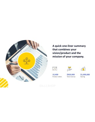 Finance Pitch Deck Templates Design