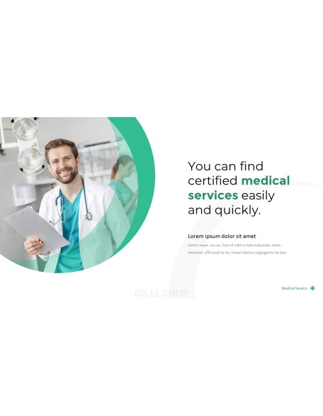 Medical Service Pitch Deck PowerPoint Templates