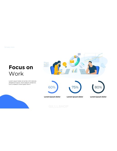 Business Illustration Pitch Business PPT