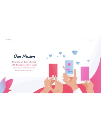 Love Match Application Theme PPT Templates