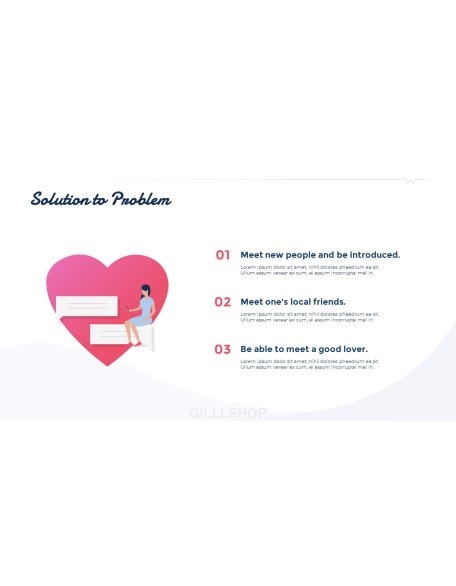 Love Match Application Theme PPT Templates