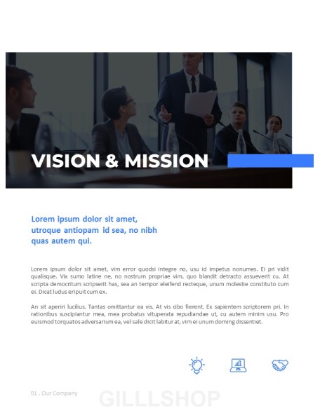 Business Proposal Vertical Modern PPT Templates