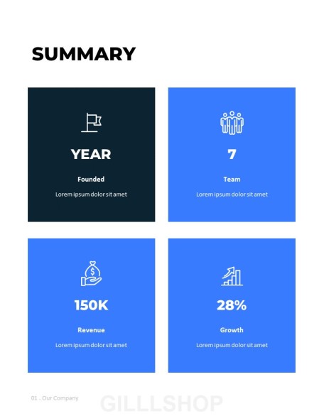 Business Proposal Vertical Modern PPT Templates