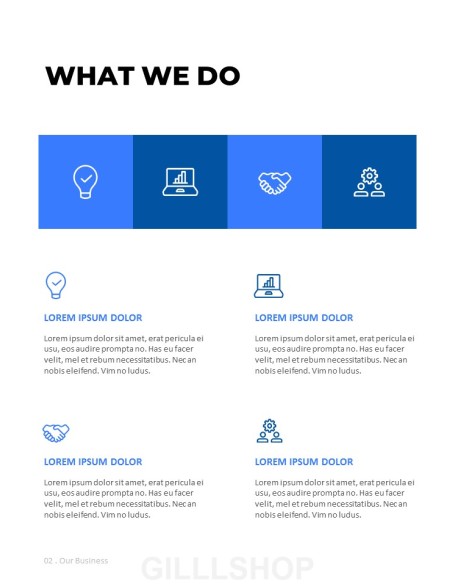 Business Proposal Vertical Modern PPT Templates