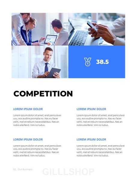 Business Proposal Vertical Modern PPT Templates