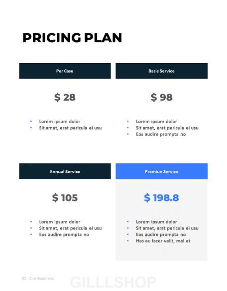 Business Proposal Vertical Modern PPT Templates