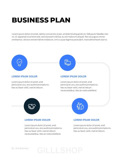 Business Proposal Vertical Modern PPT Templates