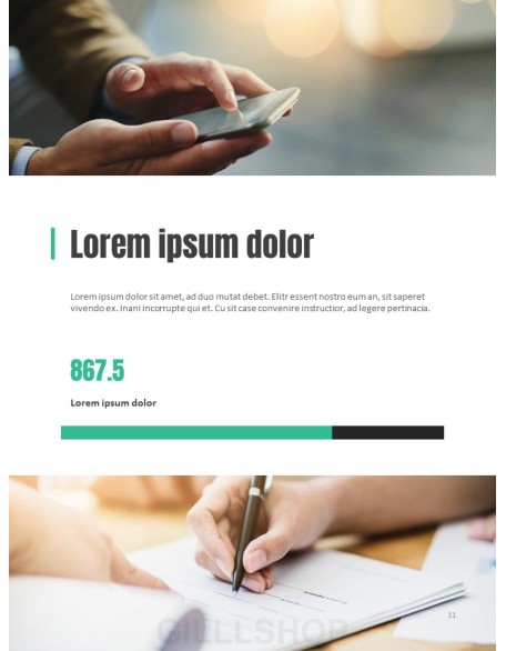 Vertical Multipurpose Theme Presentation Templates