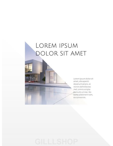 Architecture Vertical Design PPT Background