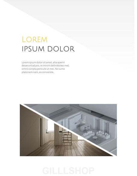 Architecture Vertical Design PPT Background