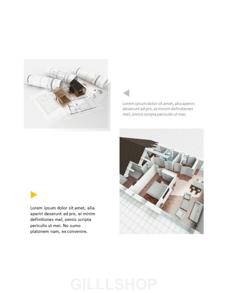 Architecture Vertical Design PPT Background