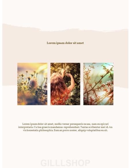 Our Spring Concept Vertical PowerPoint Templates for Presentation