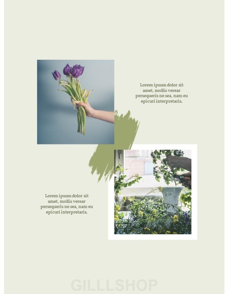 Our Spring Concept Vertical PowerPoint Templates for Presentation