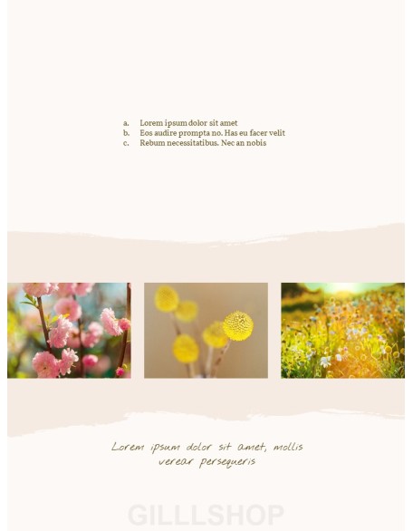 Our Spring Concept Vertical PowerPoint Templates for Presentation