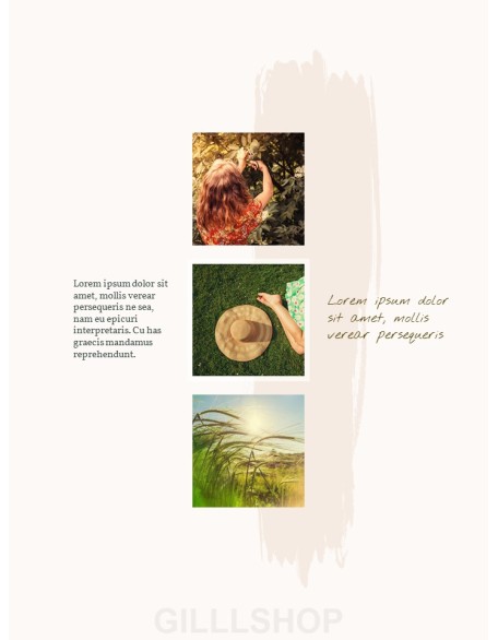 Our Spring Concept Vertical PowerPoint Templates for Presentation