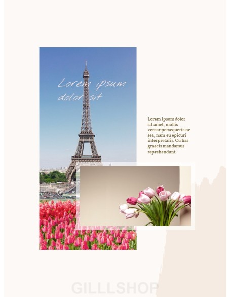 Our Spring Concept Vertical PowerPoint Templates for Presentation