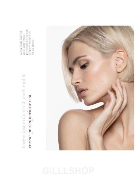 Cosmetic Brand Concept Vertical Design PowerPoint Presentation Slides