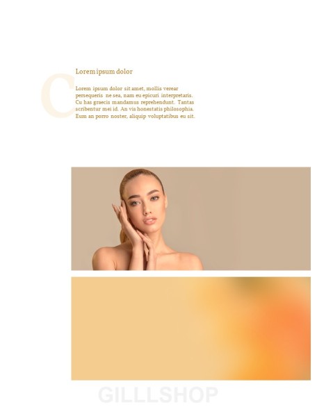 Cosmetic Brand Concept Vertical Design PowerPoint Presentation Slides