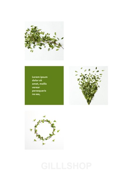 Greenery Vertical Slide Design Business Strategy PPT