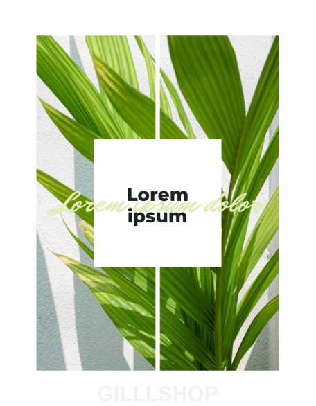 Greenery Vertical Slide Design Business Strategy PPT