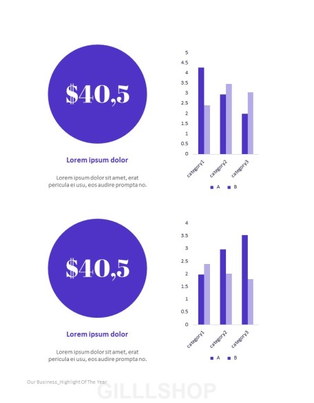 Purple Annual Report Marketing Presentation PPT