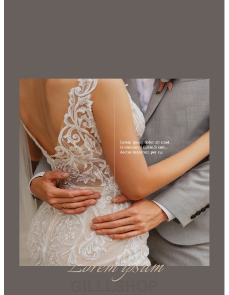 Wedding Theme Vertical PowerPoint Presentation Design