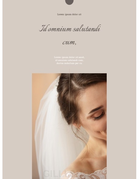 Wedding Theme Vertical PowerPoint Presentation Design