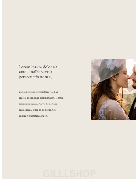 Wedding Theme Vertical PowerPoint Presentation Design