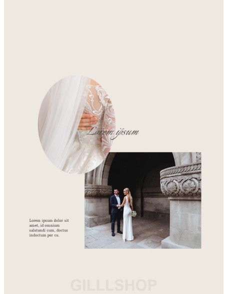 Wedding Theme Vertical PowerPoint Presentation Design