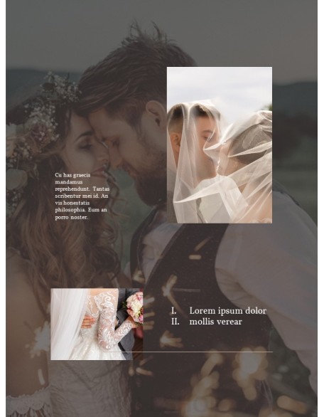 Wedding Theme Vertical PowerPoint Presentation Design