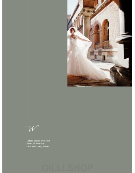 Wedding Theme Vertical PowerPoint Presentation Design