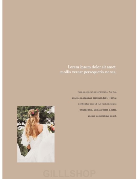 Wedding Theme Vertical PowerPoint Presentation Design