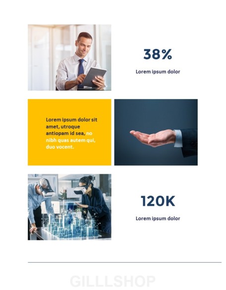 Annual Report Clean Design PowerPoint Templates