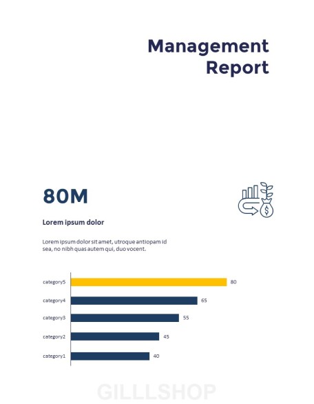 Annual Report Clean Design PowerPoint Templates