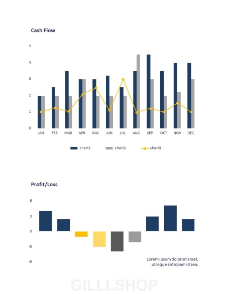 Annual Report Clean Design PowerPoint Templates