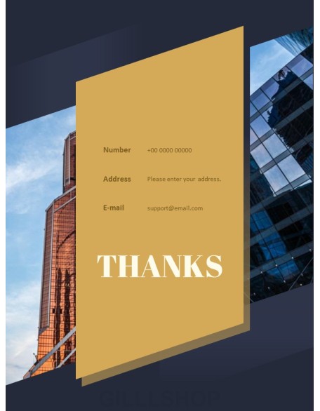 Dark & Gold Concept Annual Report Easy PowerPoint Design