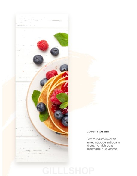 Sweet Dessert Concept Vertical PPT Backgrounds