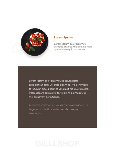 Sweet Dessert Concept Vertical PPT Backgrounds