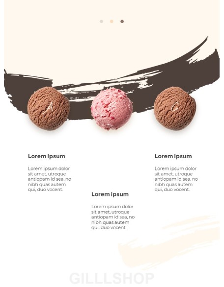 Sweet Dessert Concept Vertical PPT Backgrounds